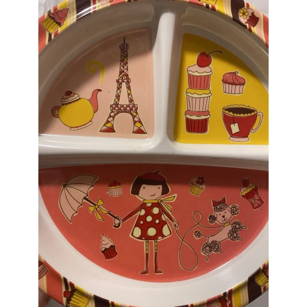 SugarBooger Divided Section Plate in the 